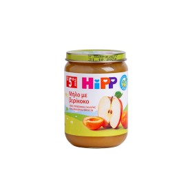 HIPP Φρουτόκρεμα Μήλο με Βερίκοκο 4m+ 190gr