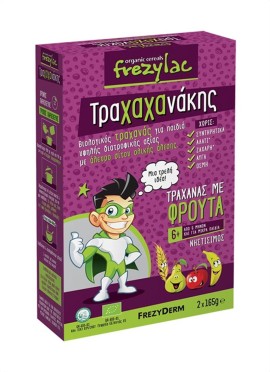 FREZYDERM Frezylac Τραχαχανάκης, Τραχανάς με Φρούτα 6+m 2x165gr