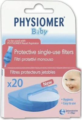 PHYSIOMER Baby Protective Filters 20 Τεμάχια