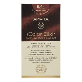 APIVITA My Color Elixir 6.44 Ξανθό Σκούρο Έντονο Χάλκινο 50ml+75ml