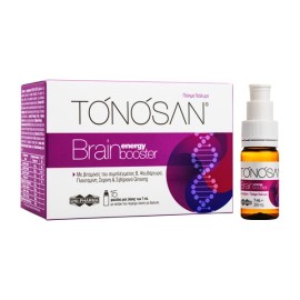 UNIPHARMA Tonosan Brain Energy Booster 15 Φιαλίδια x 7ml