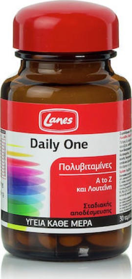 LANES Multivitamin Daily One 30 Ταμπλέτες