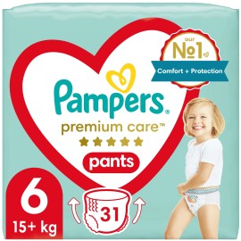 PAMPERS Premium Pants No 6 31 Τεμάχια
