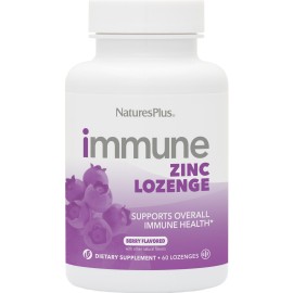NATURE S PLUS Immune Zinc Lozenges 60 Παστίλιες