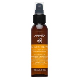 APIVITA Keratin Repair Nourish + Repair Hair Oil Λάδι Θρέψης + Επανόρθωσης με Μέλι + Φυτική Κερατίνη 100ml
