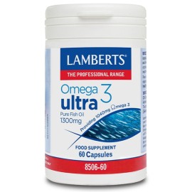 LAMBERTS Omega 3 Ultra Pure Fish Oil 1300mg 60 Κάψουλες