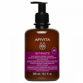 APIVITA Intimate Lady Καθημερινό Απαλό Τζελ Καθαρισμού Ευαίσθητης Περιοχής για Επιπλέον Άνεση 300ml
