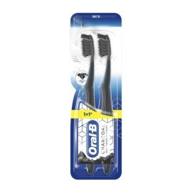 ORAL-B Charcoal Whitening Therapy Soft 35 Toothbrush 1+1 Τεμάχιο