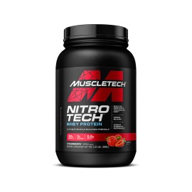 MUSCLETECH Nitrotech Whey Protein 998g - Strawberry
