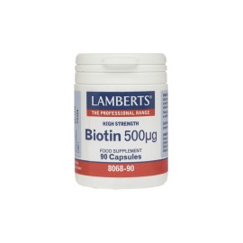 LAMBERTS Biotin 500mg 90 Kάψουλες