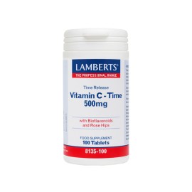 LAMBERTS Vitamin C Time Release 500mg 100 Ταμπλέτες