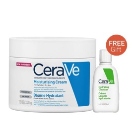 CERAVE C5 Promo Cream 340gr & ΔΩΡΟ Hydrating Cleanser 20ml