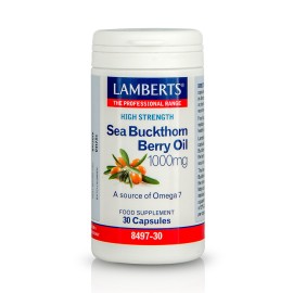 LAMBERTS Sea Buckthorn Berry Oil 1000mg 30 Κάψουλες
