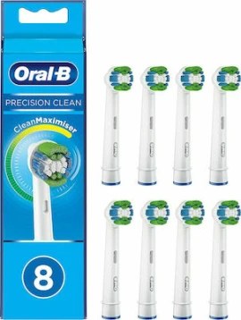 ORAL-B Precision Clean CleanMaximiser XXL Pack Ανταλλακτικές Κεφαλές 8 Τεμάχια