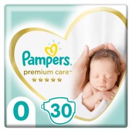 PAMPERS Premium Care No. 0 για 0-3kg 30τμχ