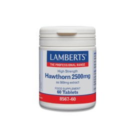 LAMBERTS Hawthorn 2500mg 60 Ταμπλέτες