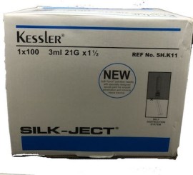 KESSLER Silk-Ject 3ml 21G x 1½ 100 Τεμάχια