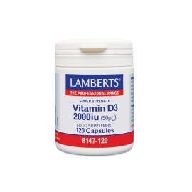 LAMBERTS Vitamin D3 2000IU 120 Κάψουλες
